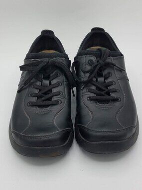 Dansko Shoes Elise Casual Walking Sneakers Womens 38 Black Leather 4401020200